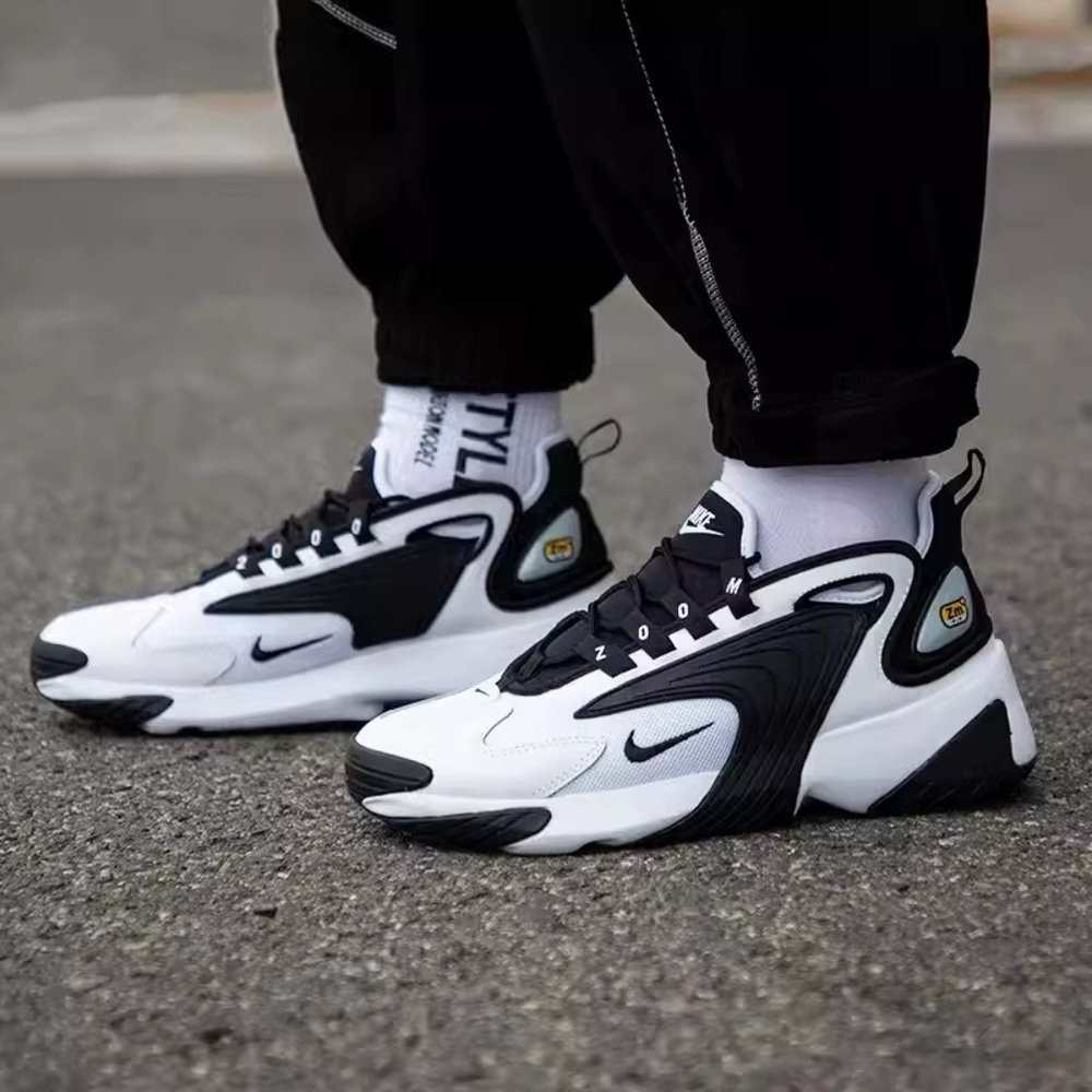 Nike Black and White Zoom 2k